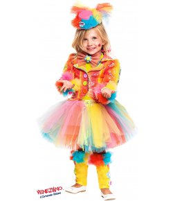 Costume di carnevale PAGLIACCETTA PRESTIGE NEONATA